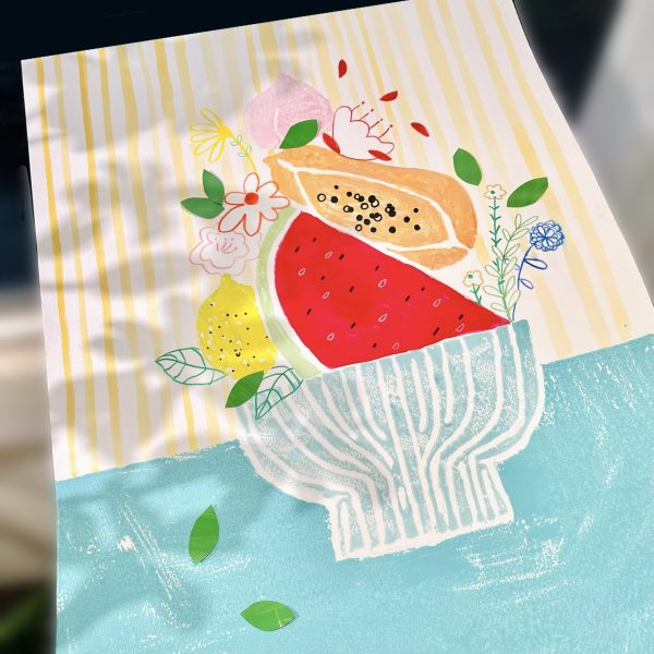 「盛夏水果花籃」版畫創作體驗（已額滿）